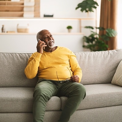 Senior Man On Phone 1