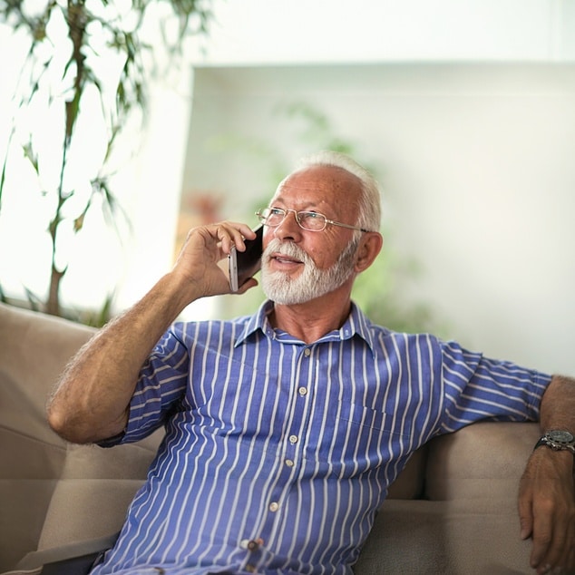 Senior Man On Phone 2