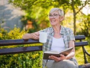 senior-woman-on-park-bench