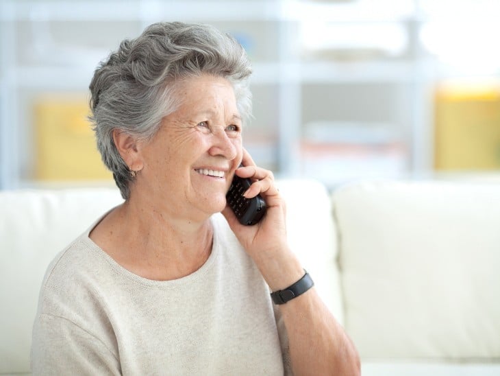 Senior Woman On Phone