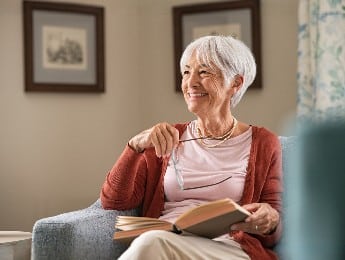 Senior Woman Reading