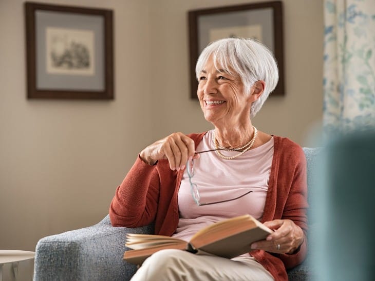 Senior Woman Reading